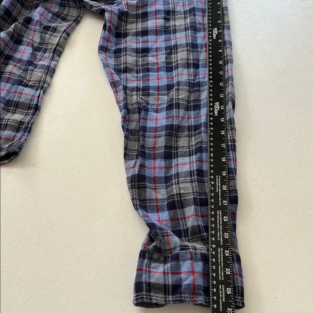 Daniel Cremieux Blue and Black Plaid‎ Casual Shirt Size 2XT